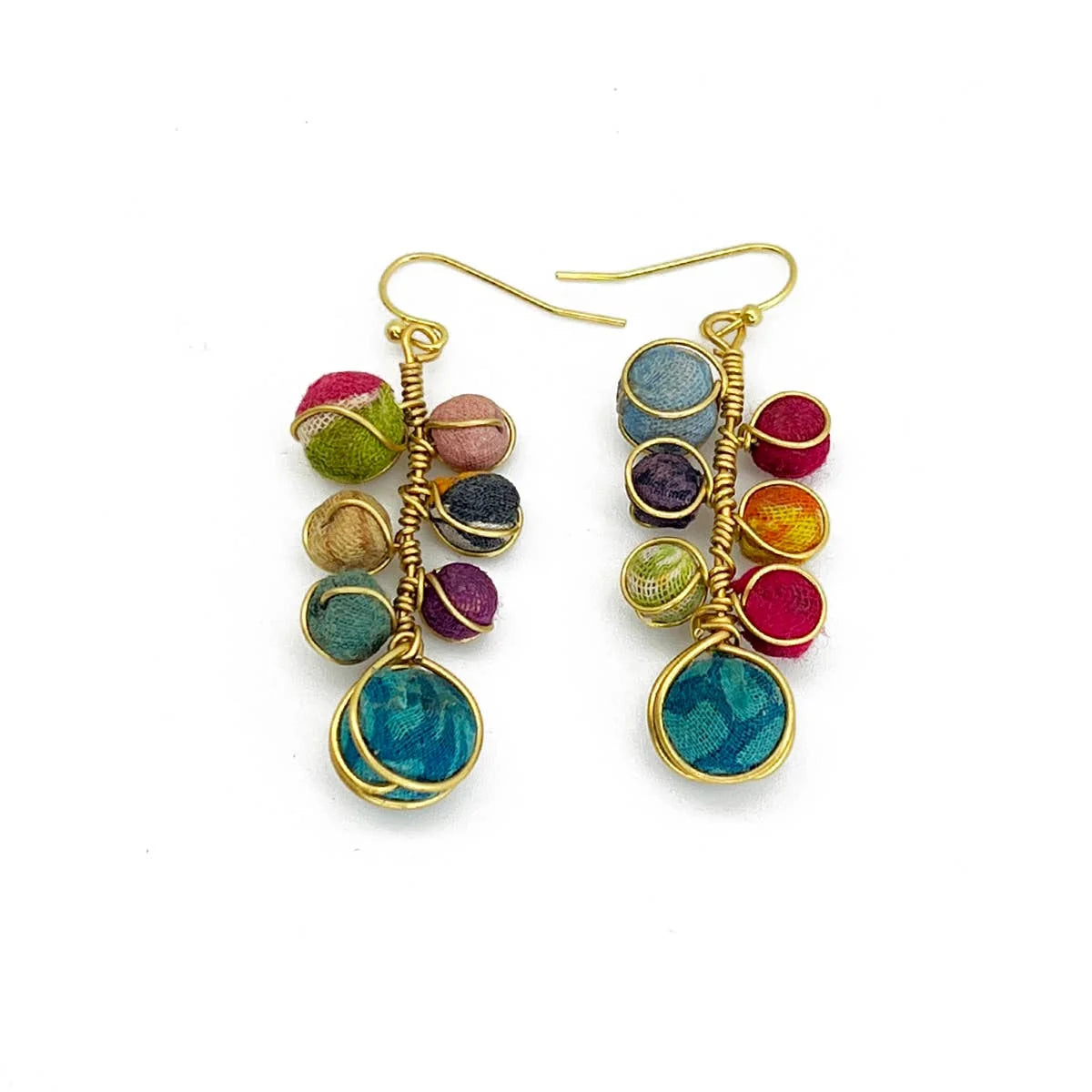 Aasha Beaded Droplet Earrings