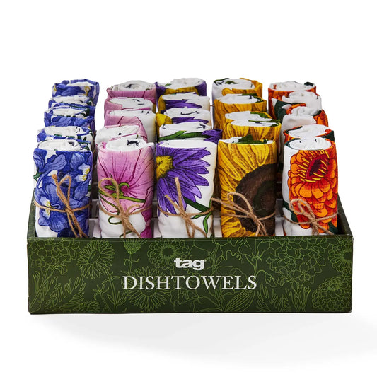 Floral Seed Dish Towels