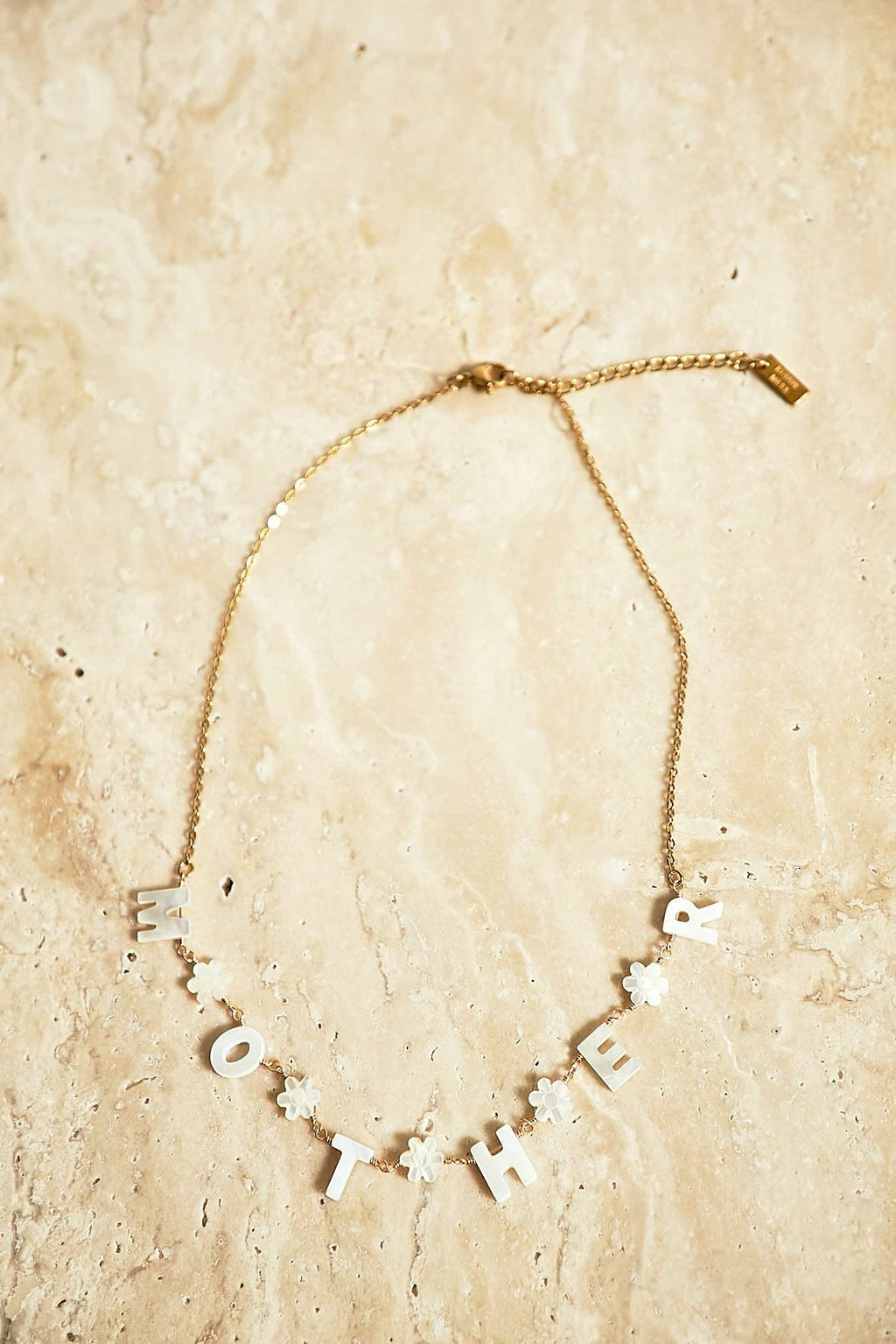 Mother Necklace - Gold + Pearl