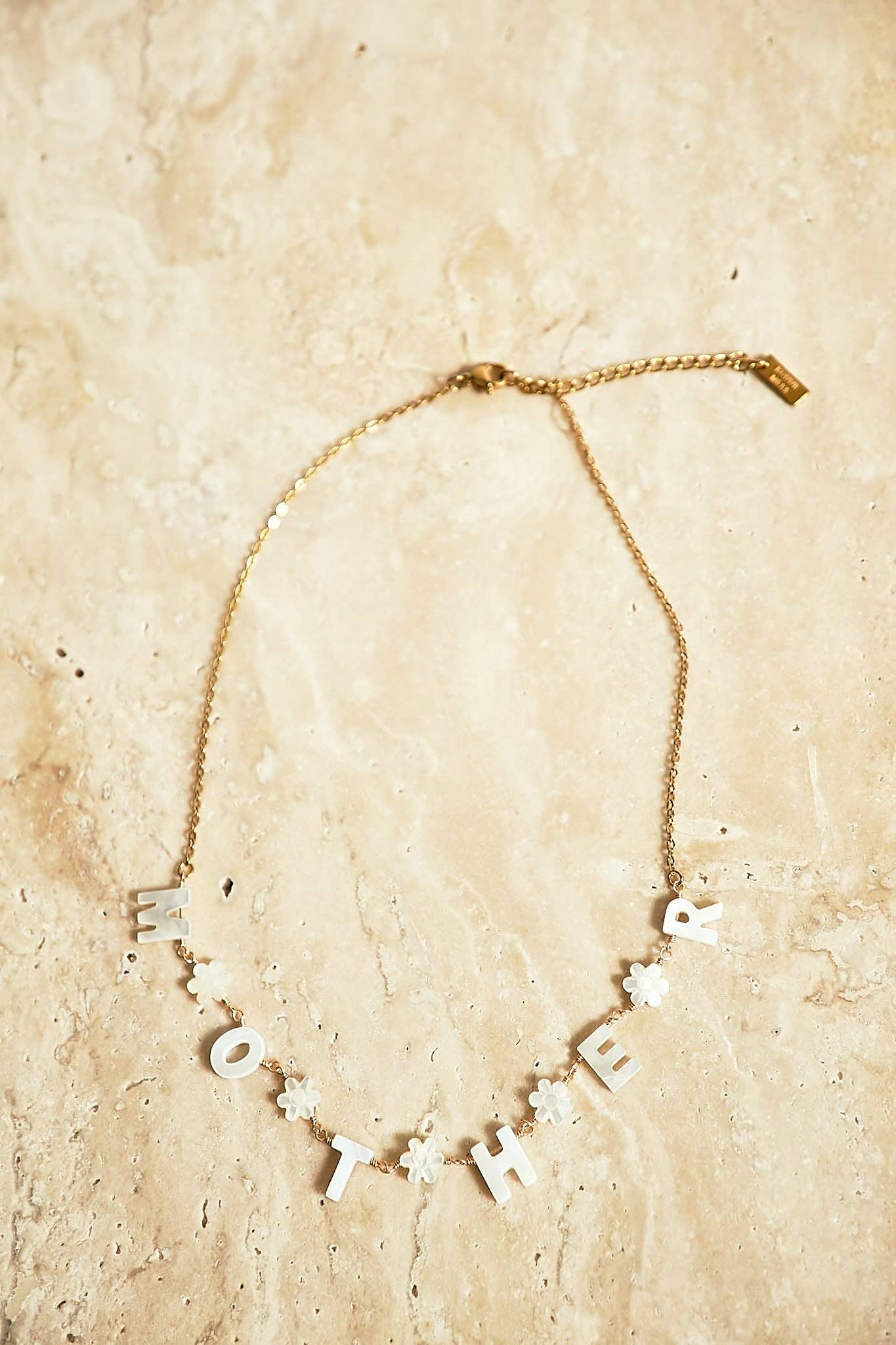 Mother Necklace - Gold + Pearl