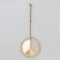 Peace Sign Stained Glass Light Catcher