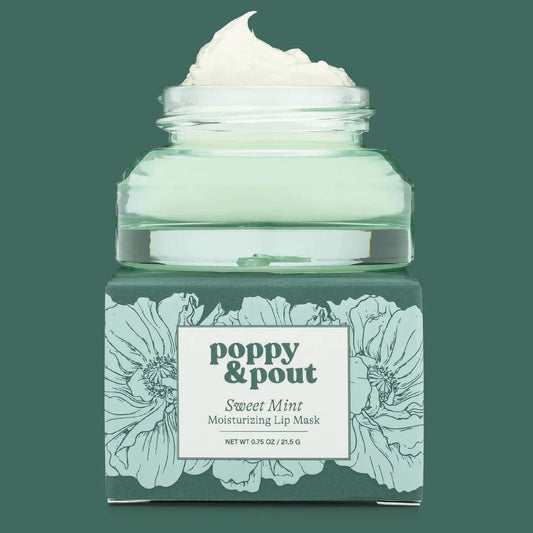 Poppy & Pout Sweet Mint Lip Mask
