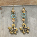 Flower Child Dangle Drop Earrings