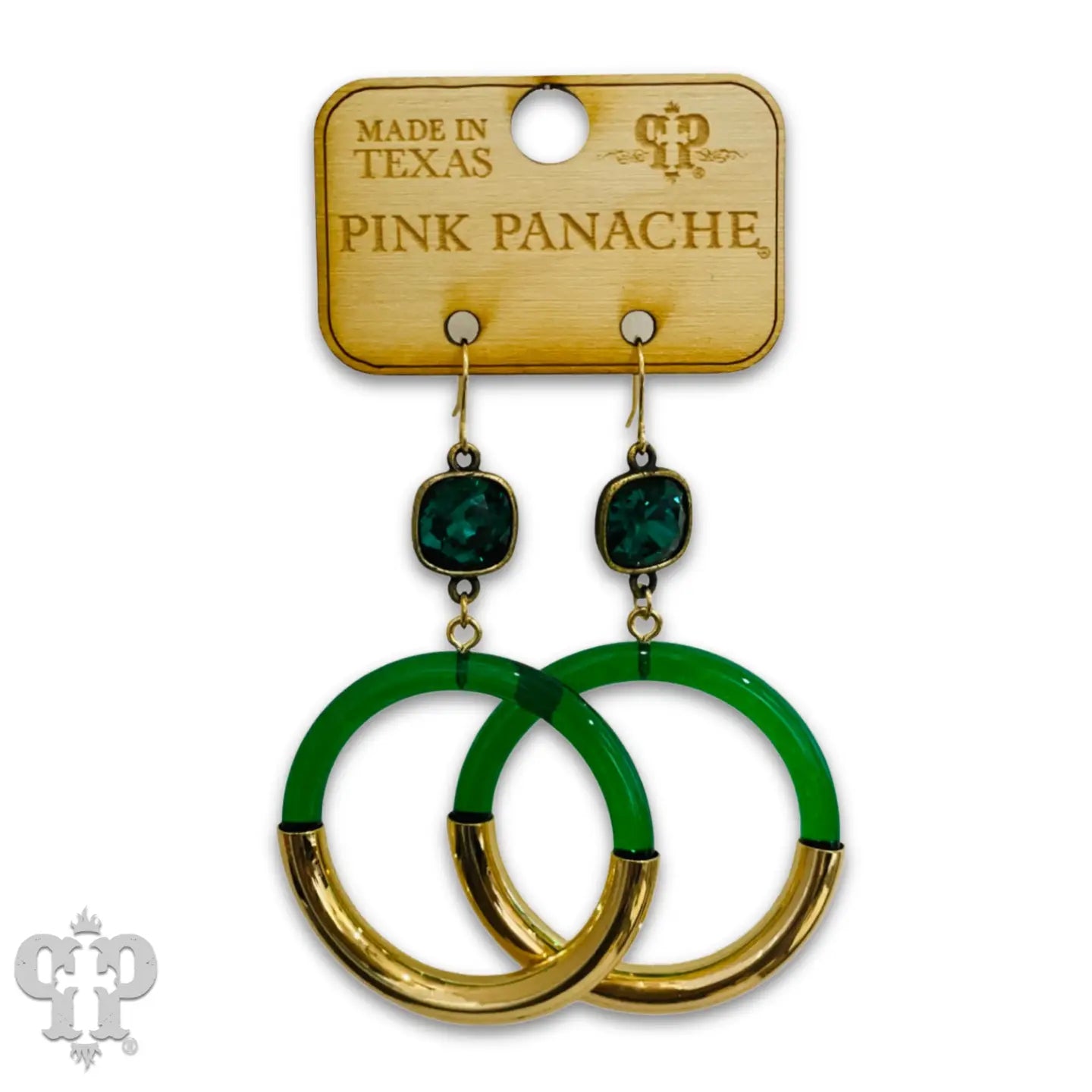 Large Acrylic Circle Earring