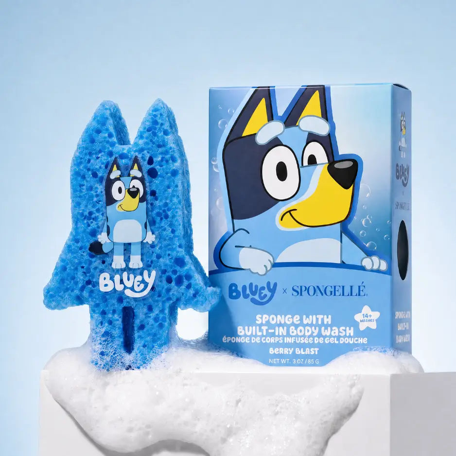 Bluey Berry Blast Body Buffer | Bluey X Spongellé