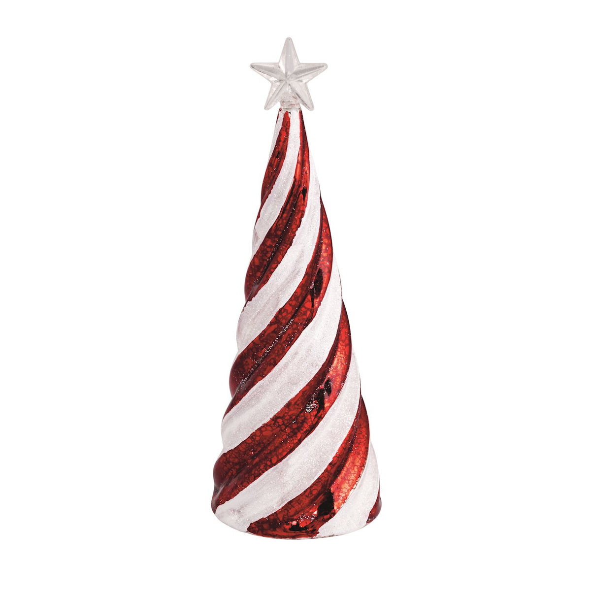 Glass Candy Cane Trees