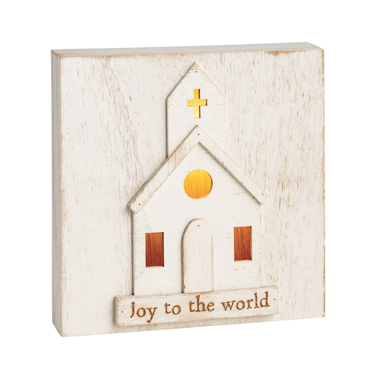 Light-Up Church Wooden Blocks