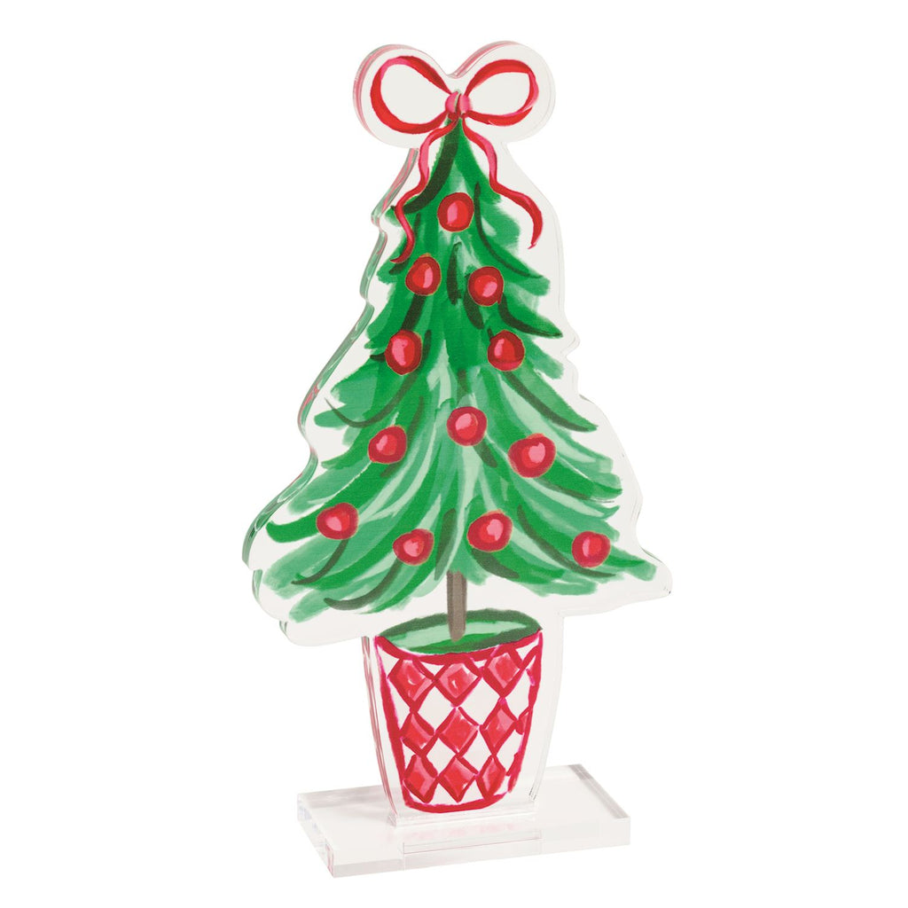Christmas Acrylic Topiary Sitters