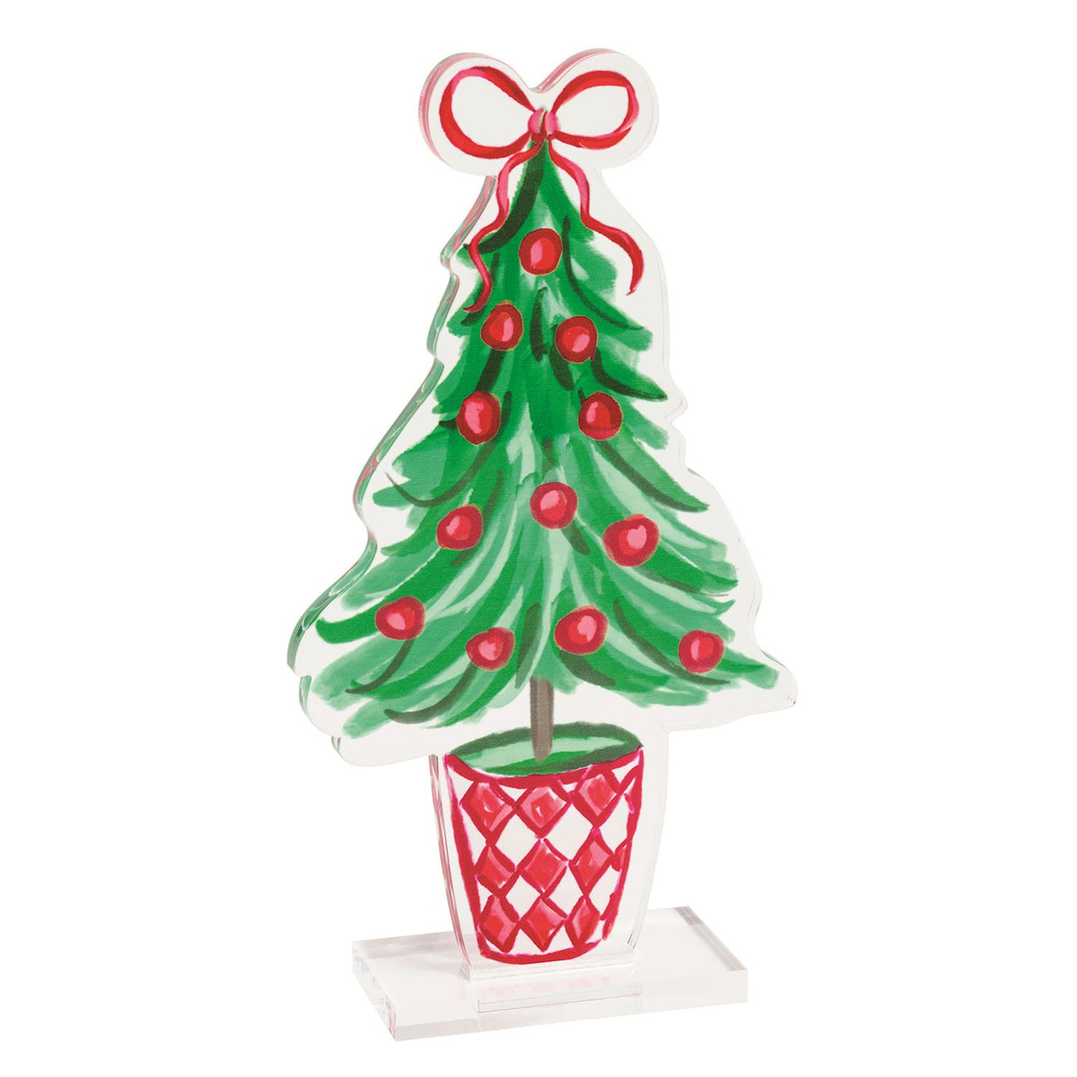 Christmas Acrylic Topiary Sitters