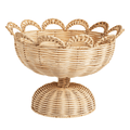 Woven Pedestal Basket
