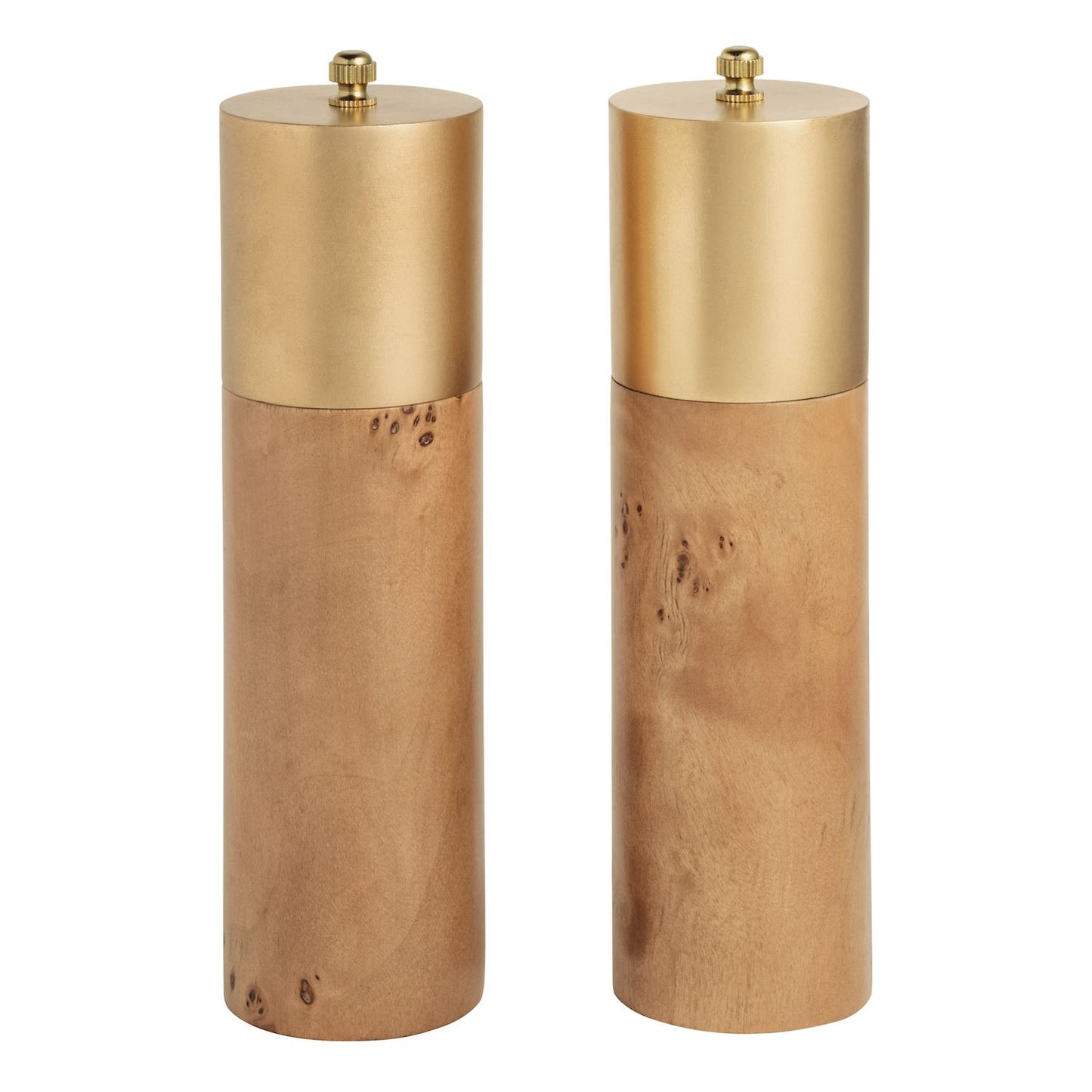 Burl Salt & Pepper Grinders