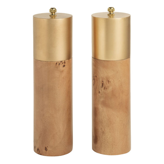 Burl Salt & Pepper Grinders