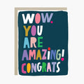 Wow Congrats Card