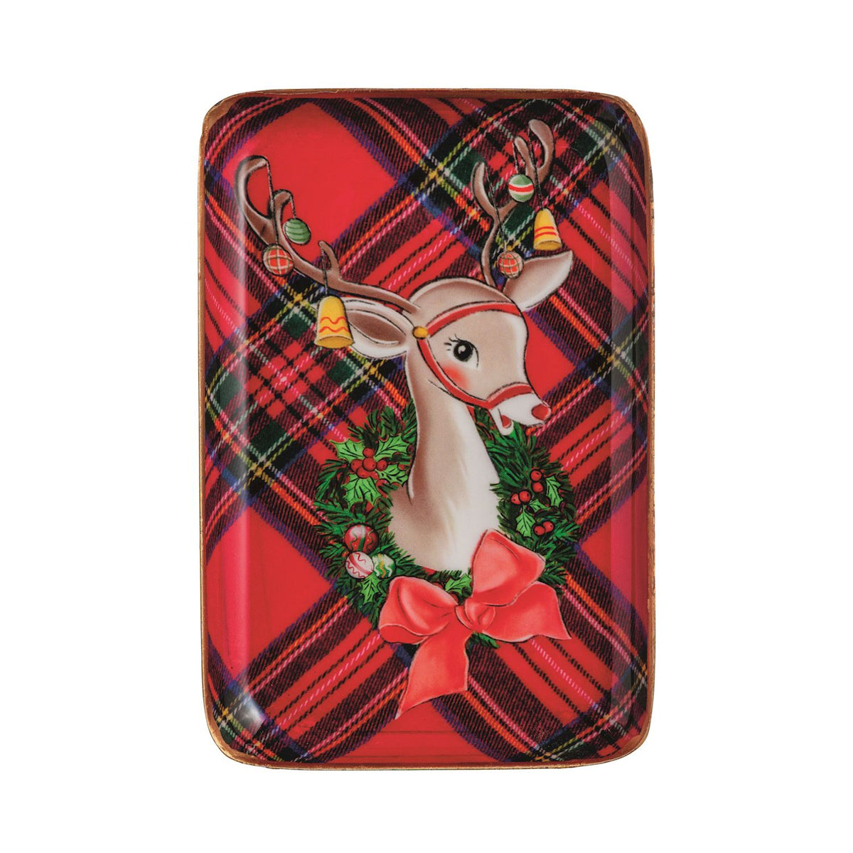 Tartan Tidbit Trays