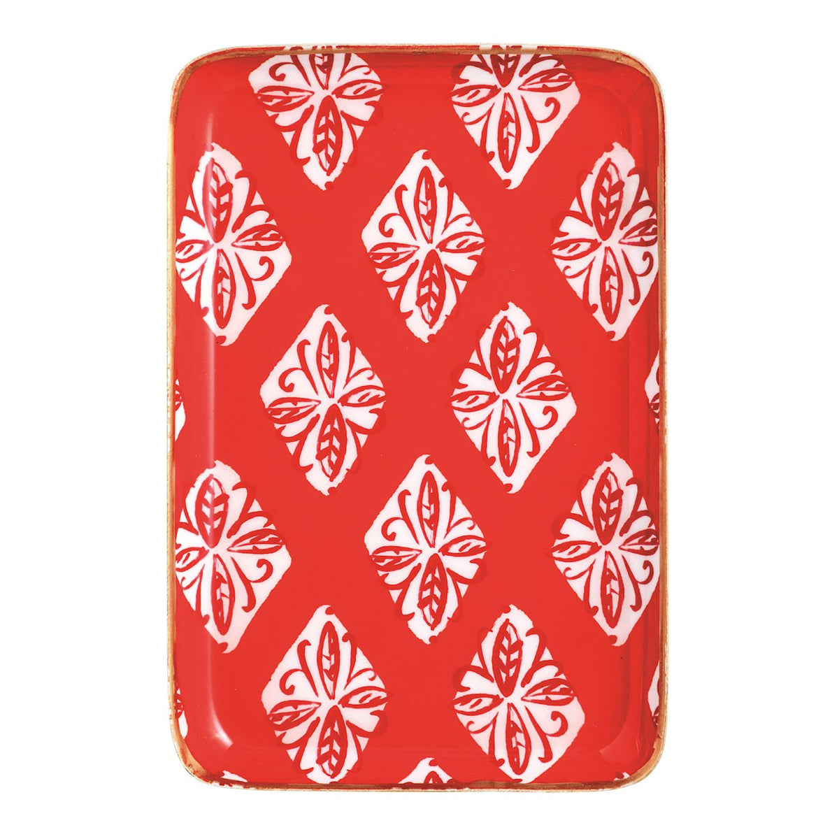 Metal Christmas Tidbit Plates
