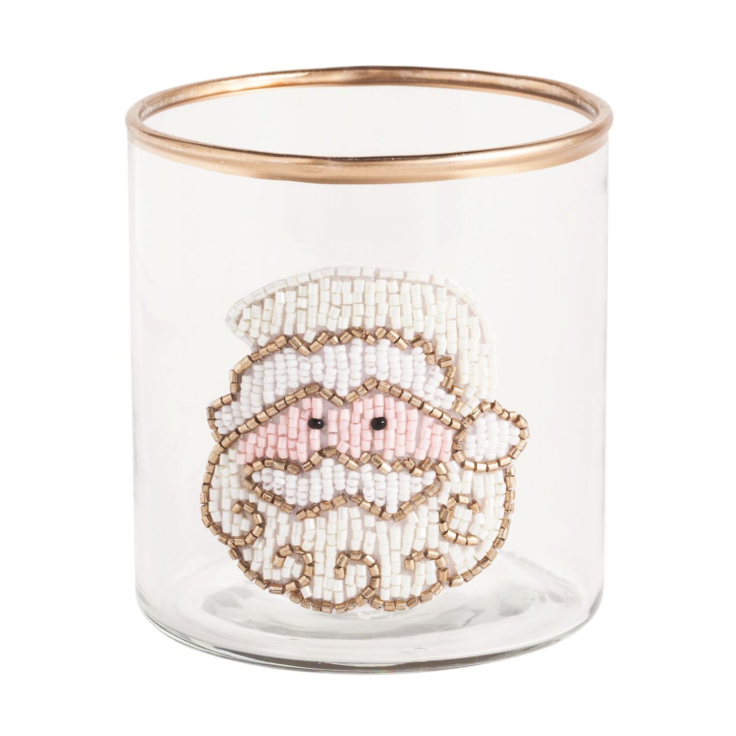 Beaded Holiday Tea Light Holders