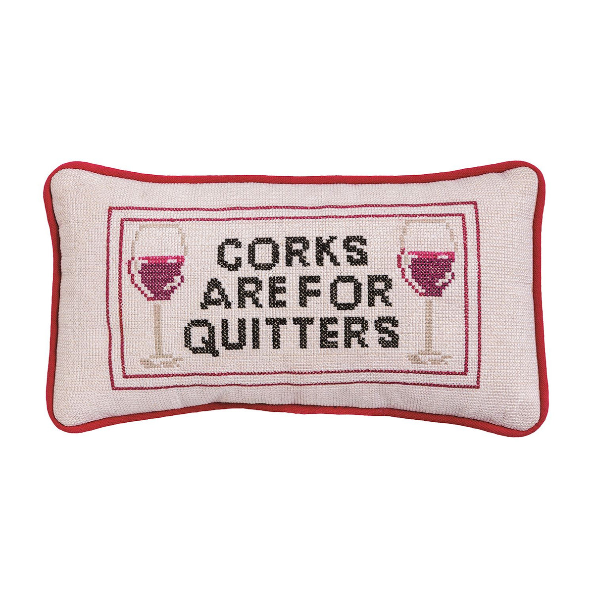 Cocktail Needlepoint Pillows