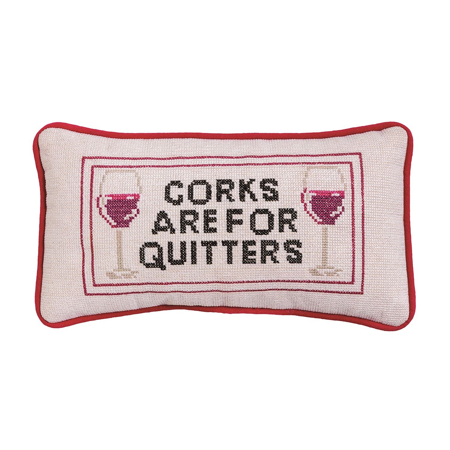 Cocktail Needlepoint Pillows