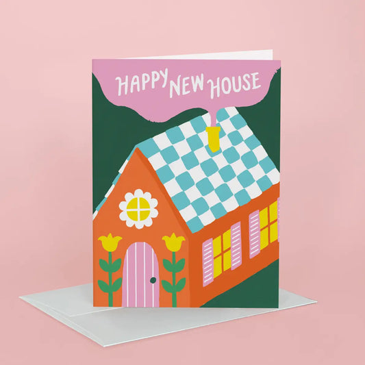 Happy New House Card