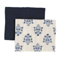 Blue Floral Towel Sets