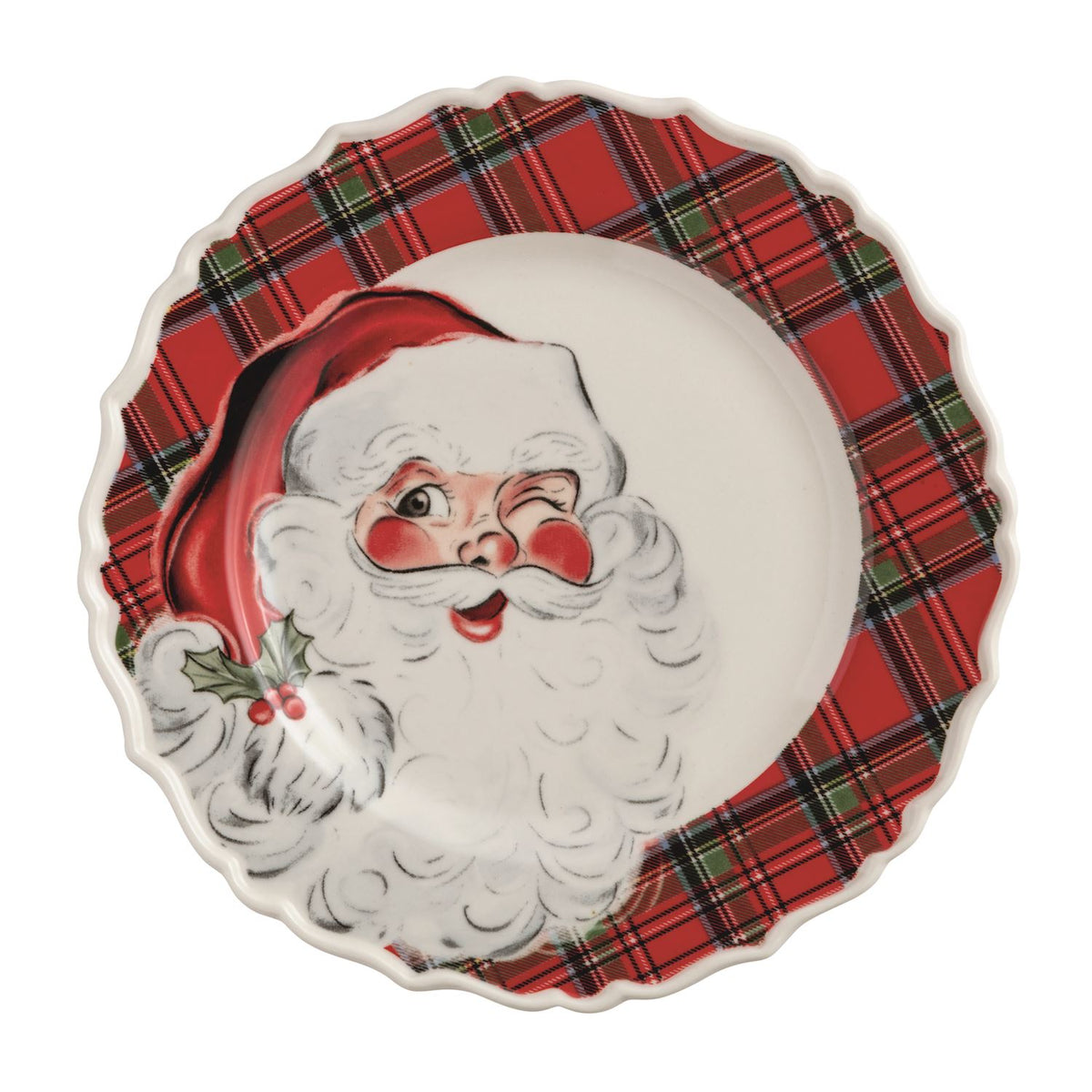 Vintage Holiday Icon Salad Plates