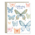 Soft Butterflies Sympathy Card