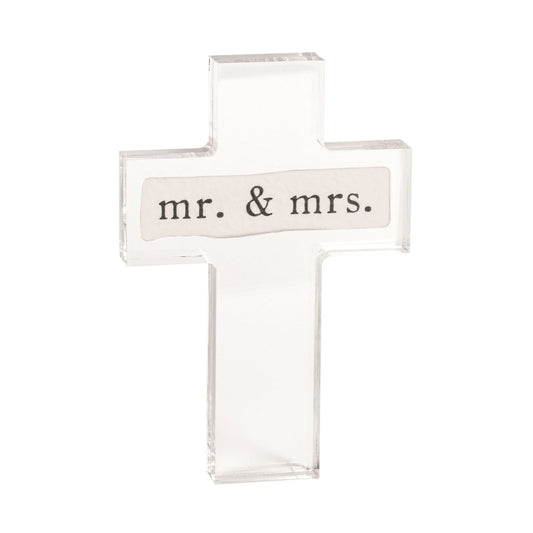 Acrylic Sentiment Wedding Crosses