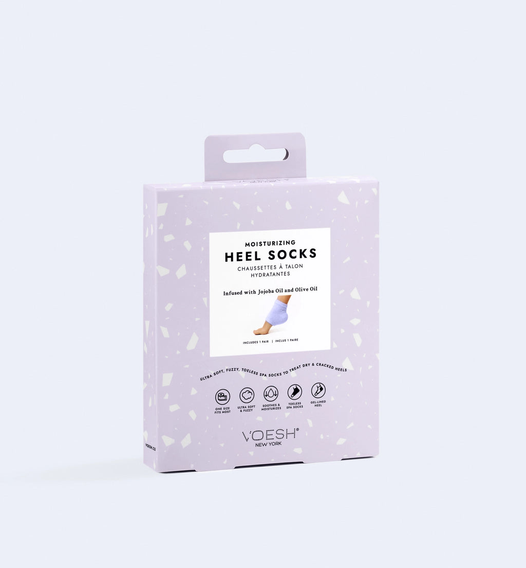 Moisturizing Heel Socks - Purple