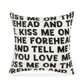 Live From Snack Time Tell Me You Love Me Square Pillow