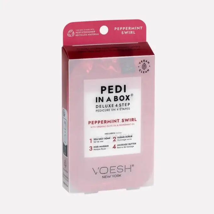 Pedi in A Box 4 Step - Peppermint Swirl