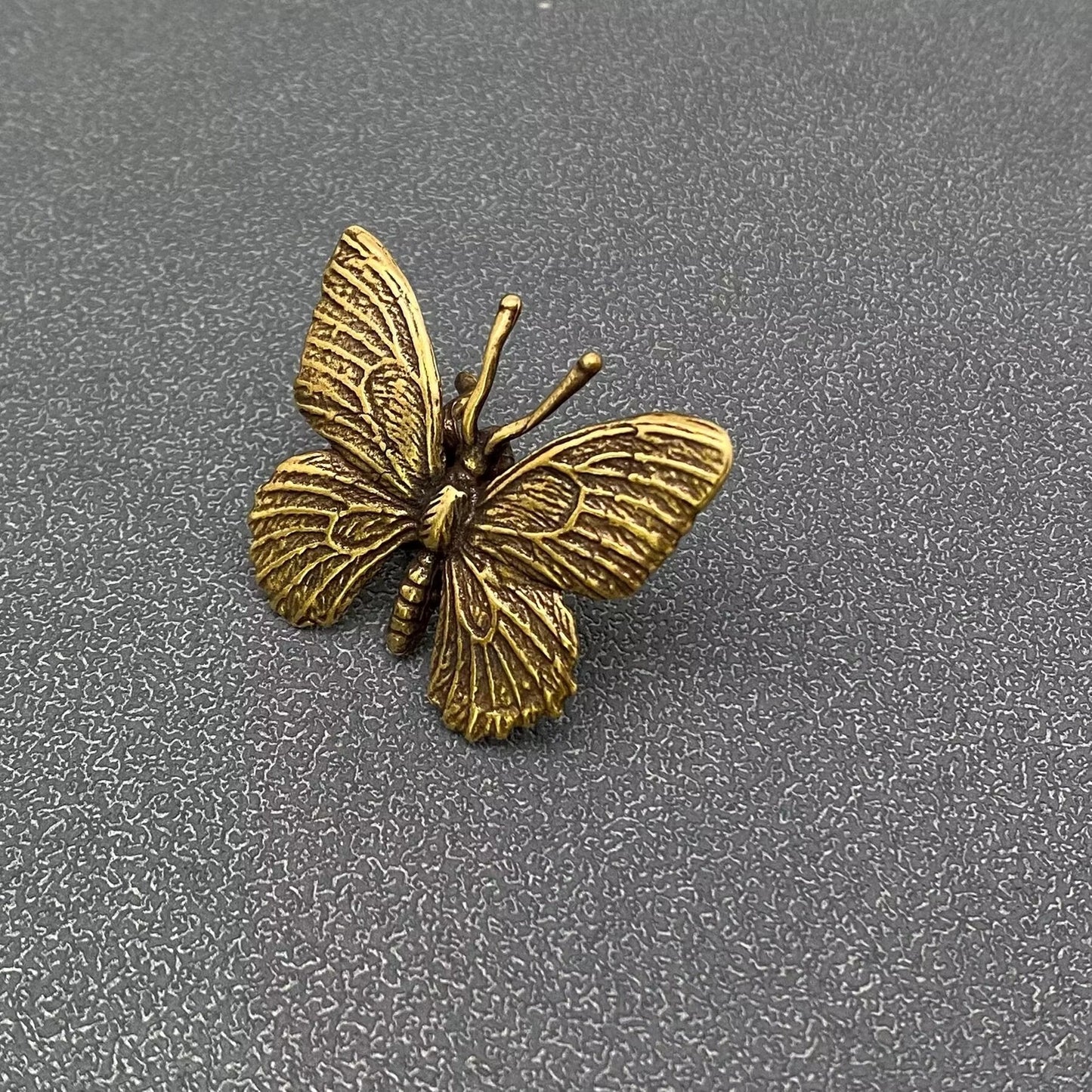 Vintage Brass Butterfly Desktop Ornament