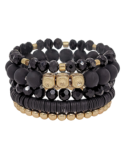 Clay & Stain Accent Bracelet Set