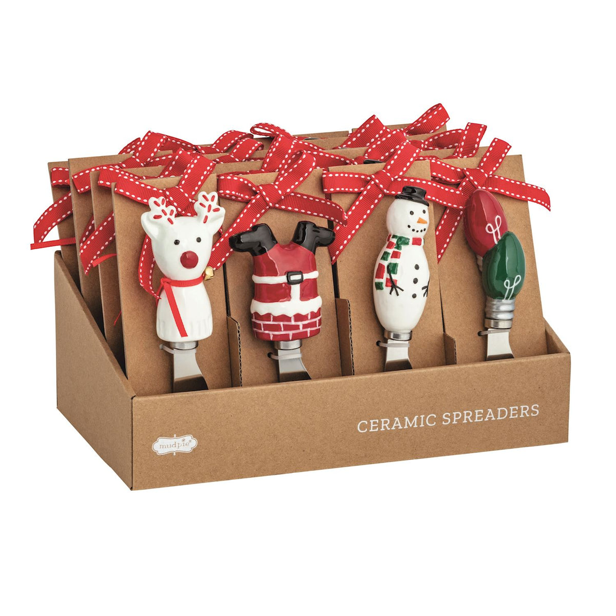 Ceramic Christmas Spreaders