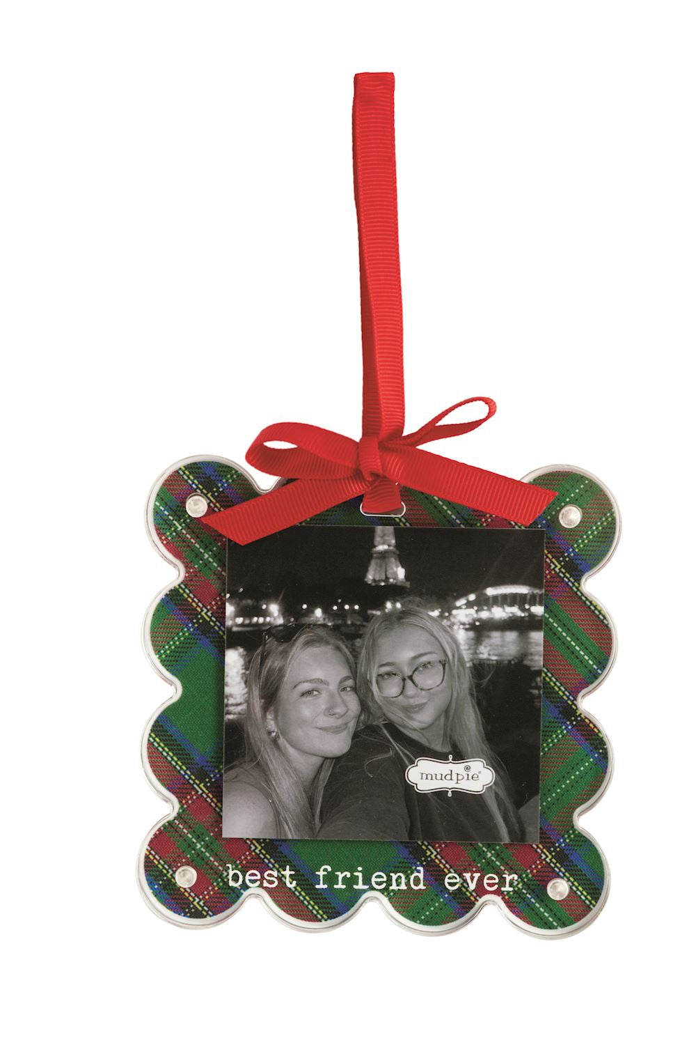 Tartan Photo Ornaments