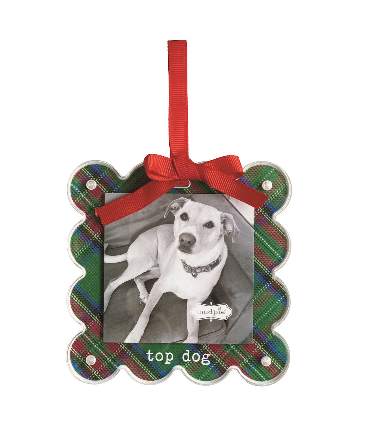 Tartan Photo Ornaments