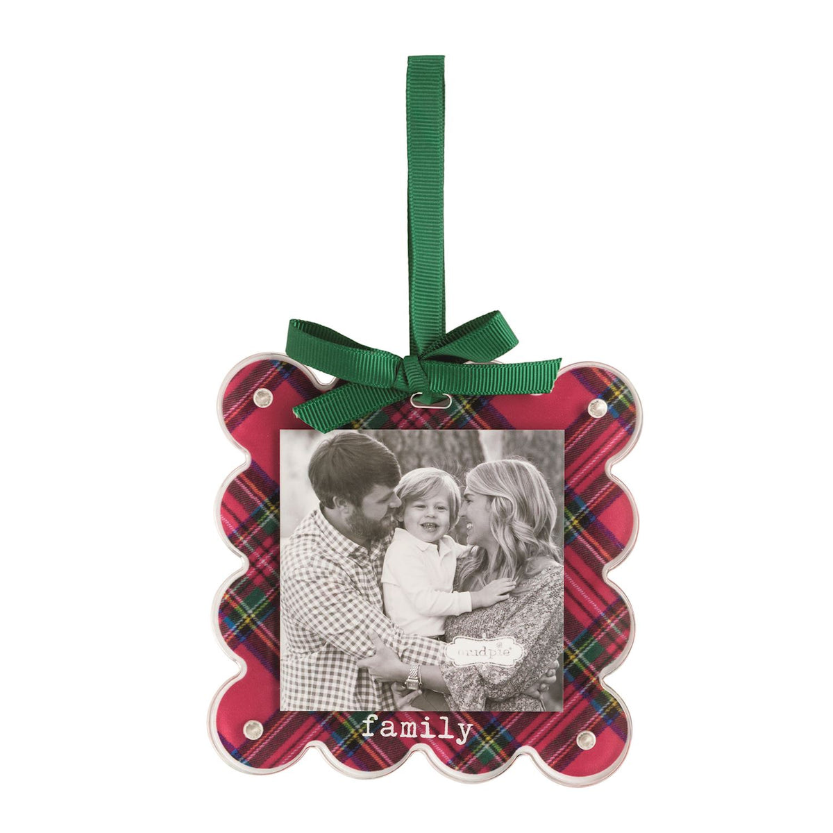 Tartan Photo Ornaments