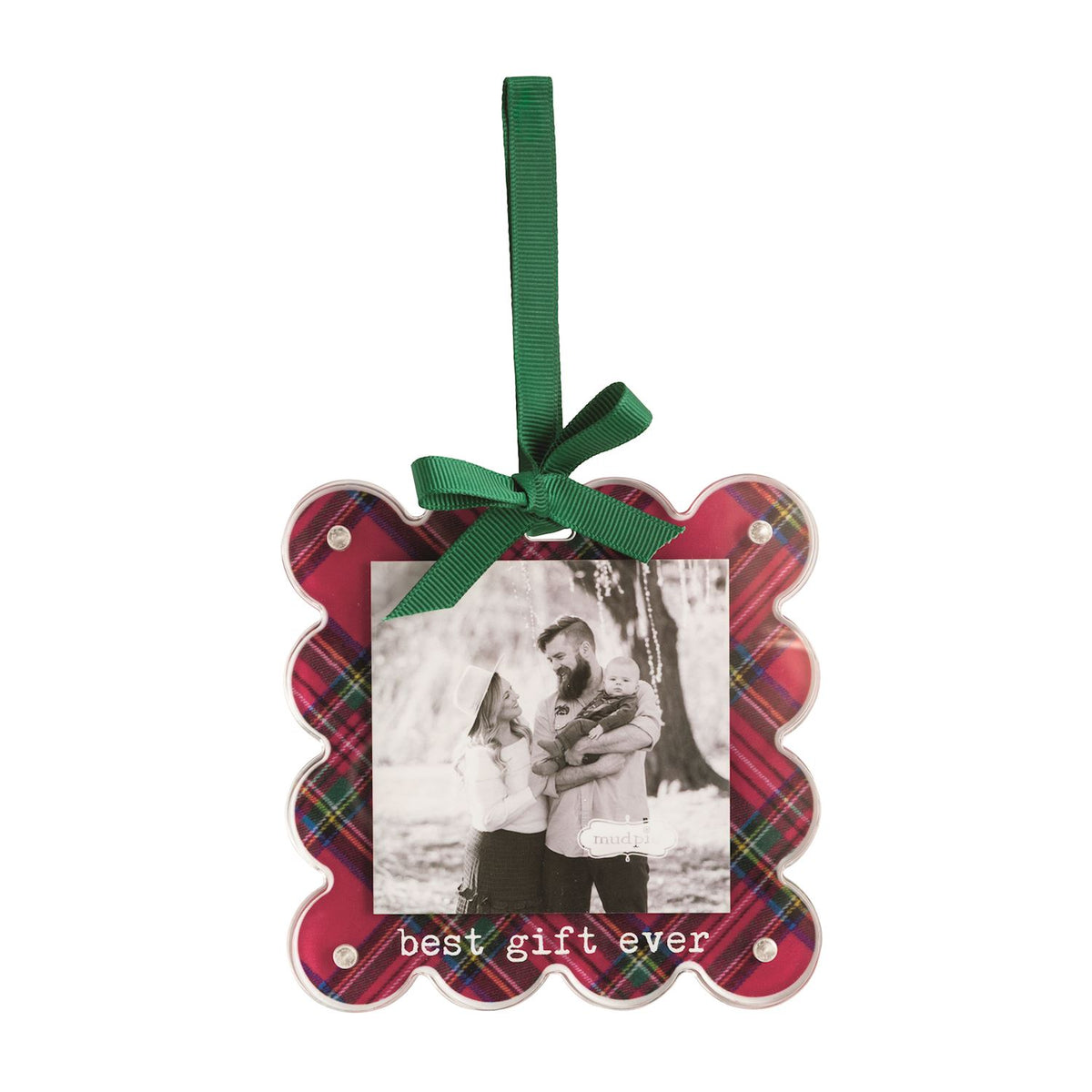 Tartan Photo Ornaments