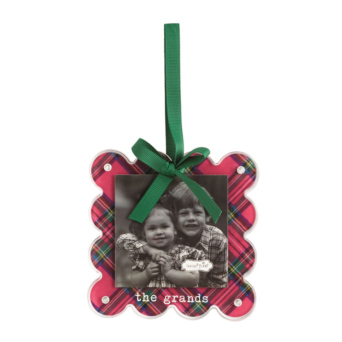 Tartan Photo Ornaments