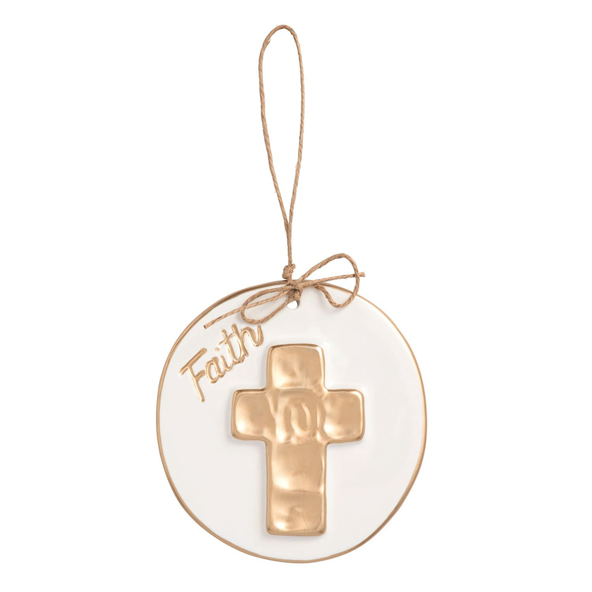 Gold Disc Ornaments
