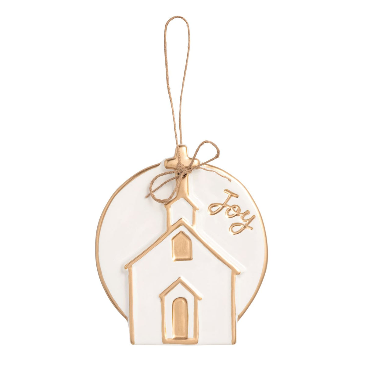 Gold Disc Ornaments