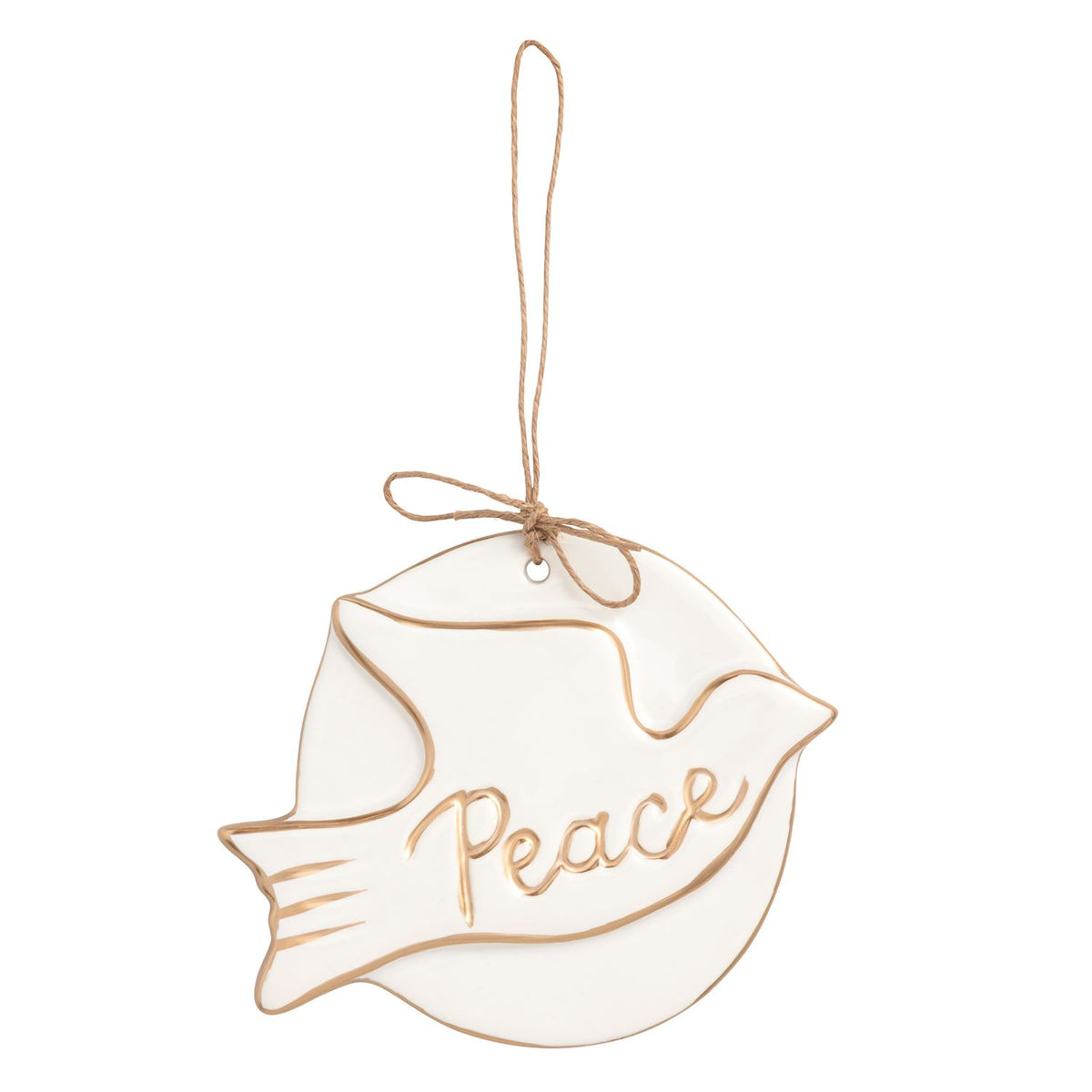 Gold Disc Ornaments