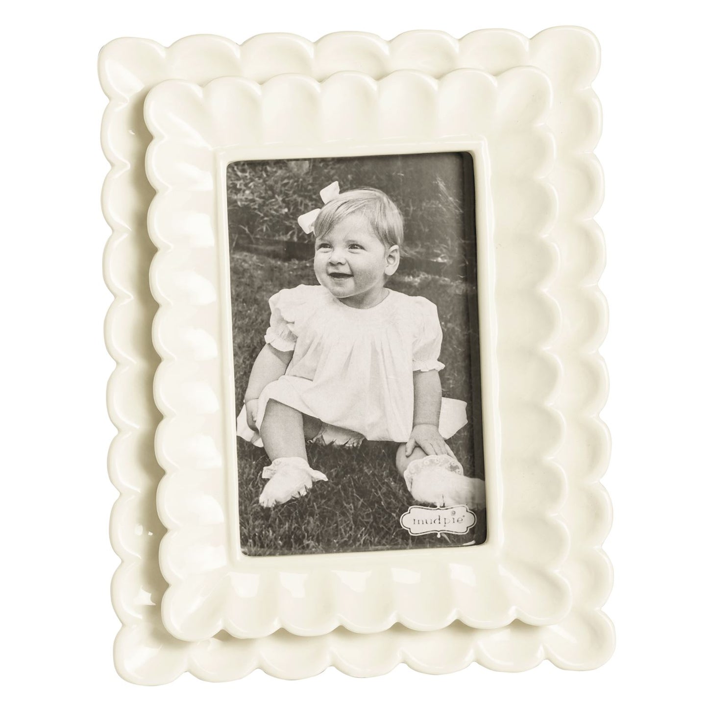Scalloped Ceramic Frames