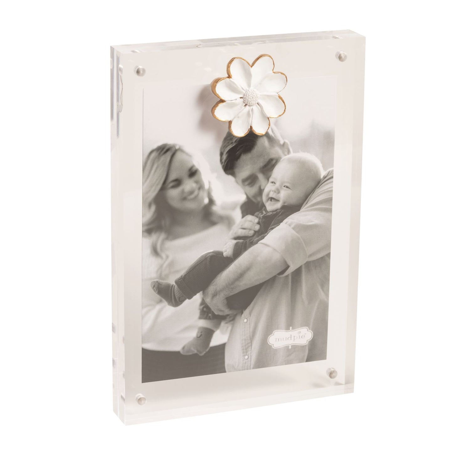 Acrylic Block Frame with Resin Detail
