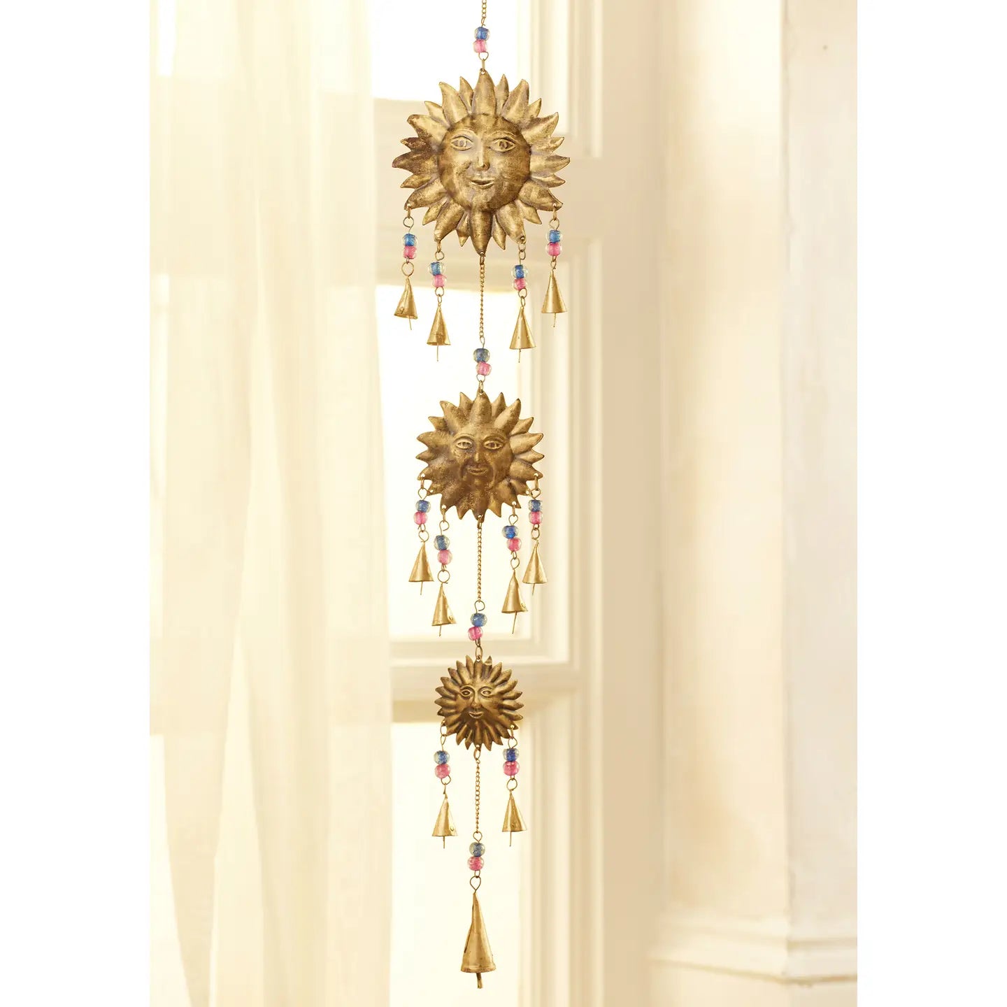 Sun Tiered Iron Windchime