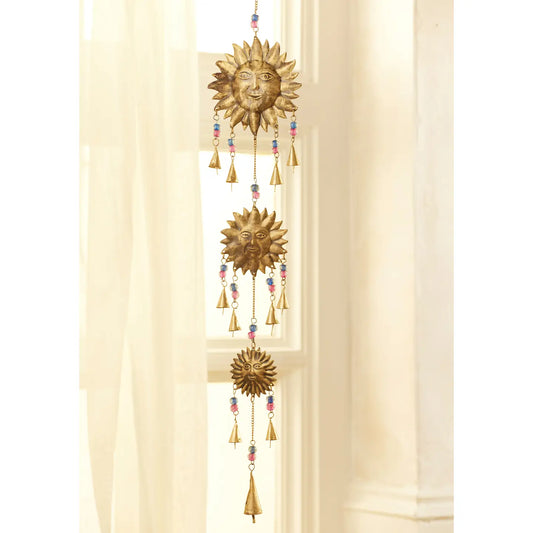 Sun Tiered Iron Windchime