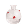 Christmas Glass Icon Bud Vases