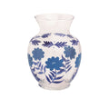 Blue Floral Vases