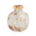 White & Gold Tortoise Vases