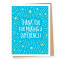 Thank You For Making A Difference - Goodbye Card