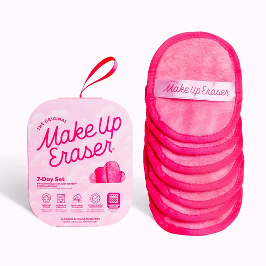 Original Pink Makeup Eraser 7 Day Set